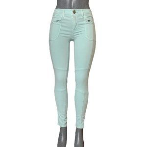 American Eagle Super Stretch Womens Jeans Tag 2 Green Mint Jegging W29xL30 Denim